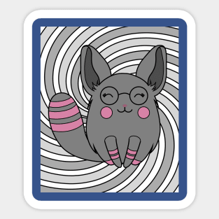 Chinchilla Sweet And Furry Pet Sticker